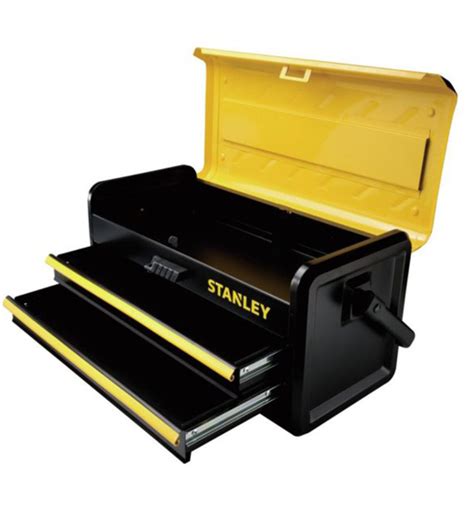 stanley 19 metal tool box 2 drawer|stanley 5 drawer tool chest.